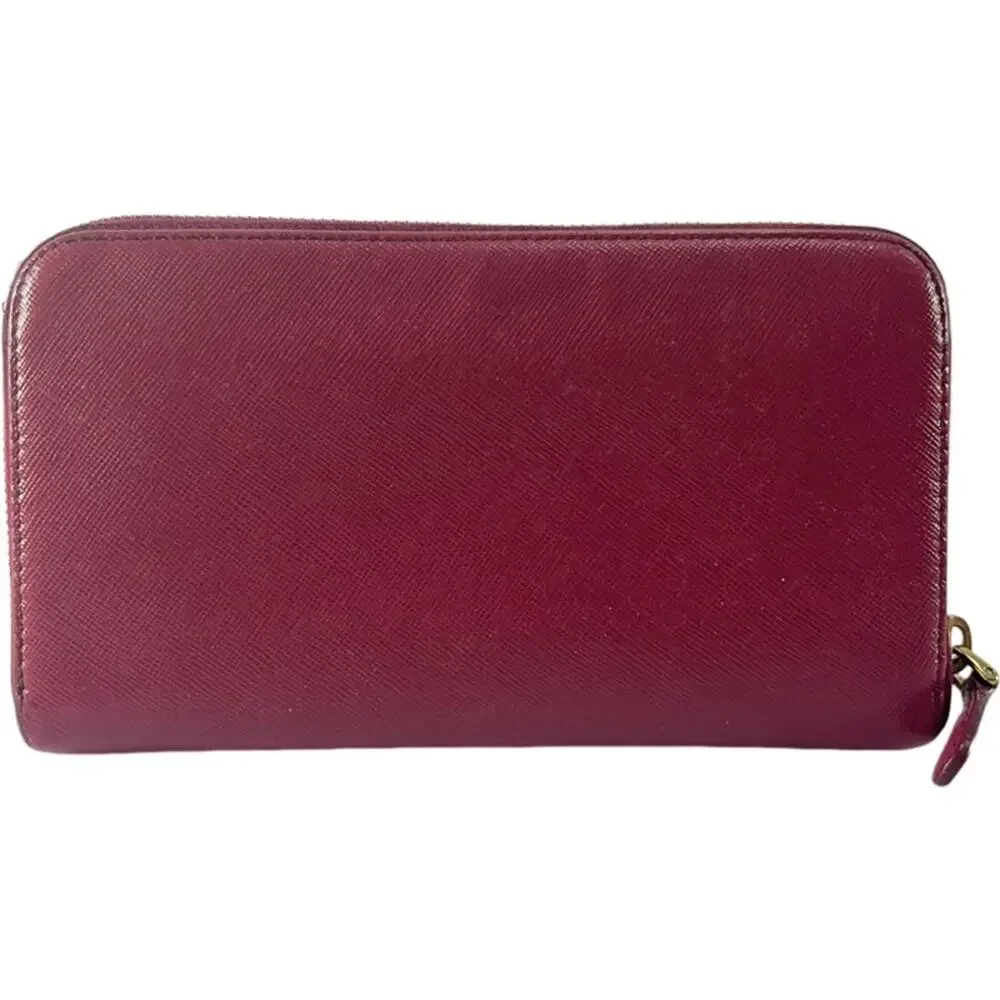 PRADA Saffiano Long‎ Zip Wallet